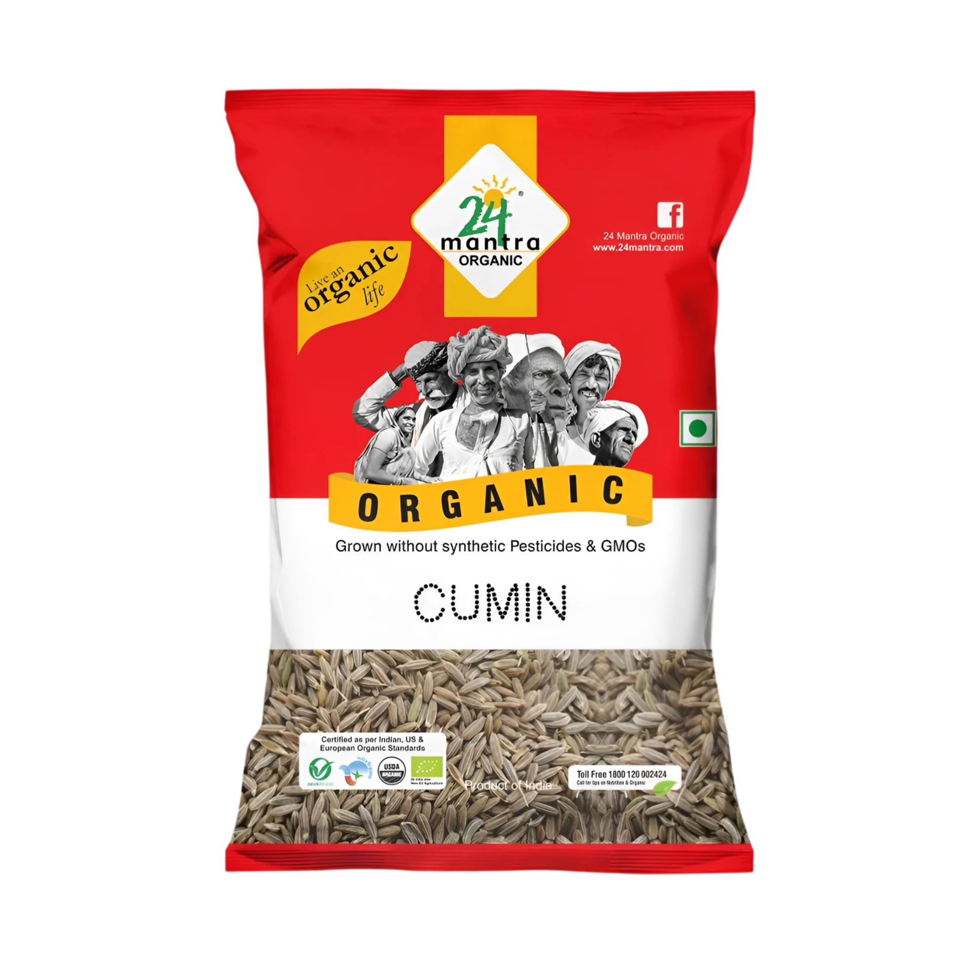 24 24 Mantra Organic Cumin Seeds 200g 200g